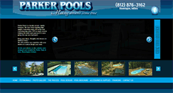 Desktop Screenshot of parkerpoolsandspas.com